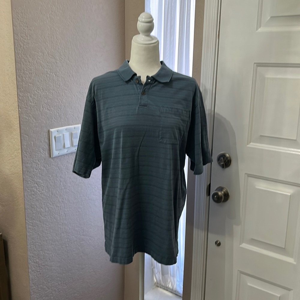 Blue Striped Arrow Polo